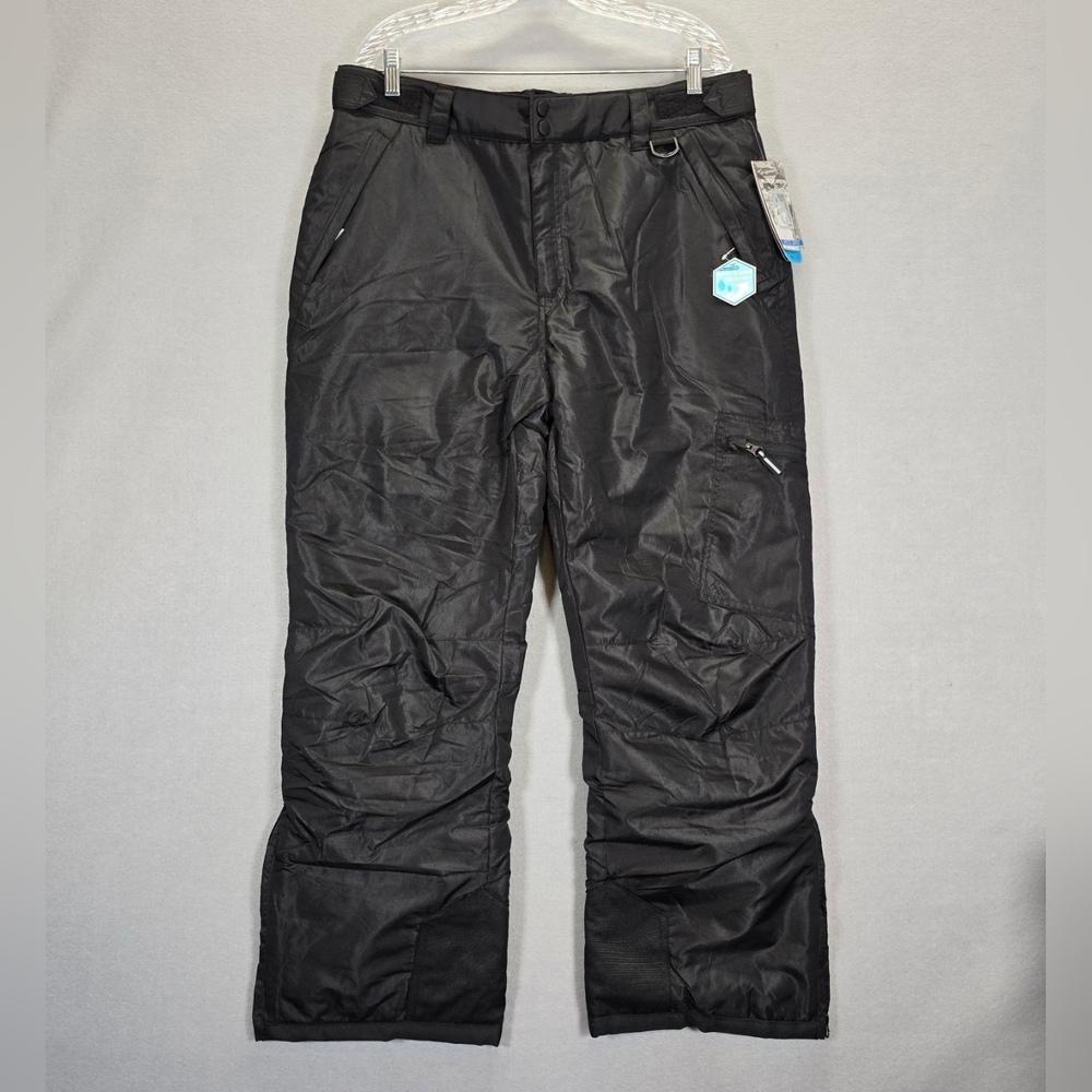 AQ Explore The Unknown Dark Gray Size L Bib Snow Overalls Winter Skiing Active